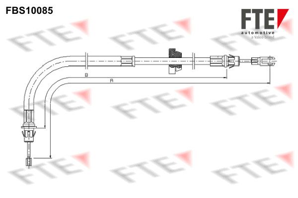 FTE trosas, stovėjimo stabdys 9250376