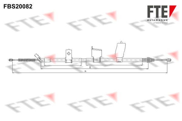 FTE trosas, stovėjimo stabdys 9250591