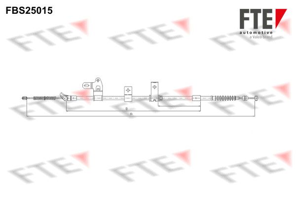 FTE trosas, stovėjimo stabdys 9250604