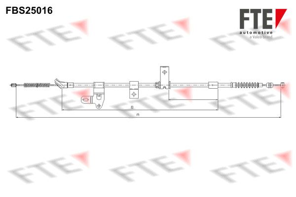 FTE trosas, stovėjimo stabdys 9250605