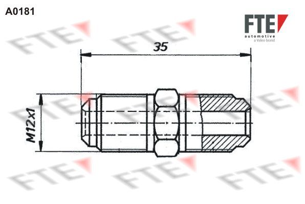 FTE sujungimo varžtas 9910052