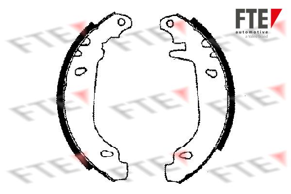 FTE Комплект тормозных колодок BB1122A2