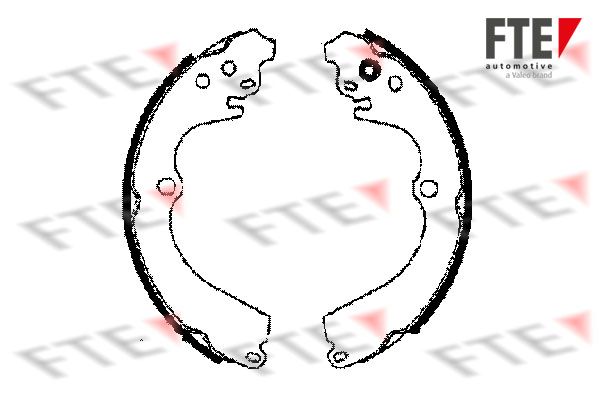 FTE Комплект тормозных колодок BB1123A1