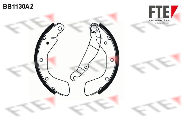 FTE Комплект тормозных колодок BB1130A2