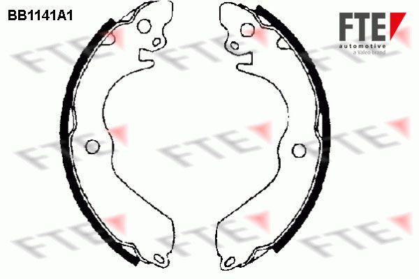 FTE Комплект тормозных колодок BB1141A1