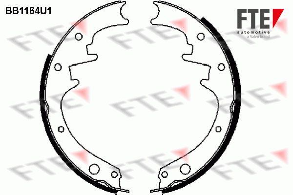 FTE Комплект тормозных колодок BB1164U1