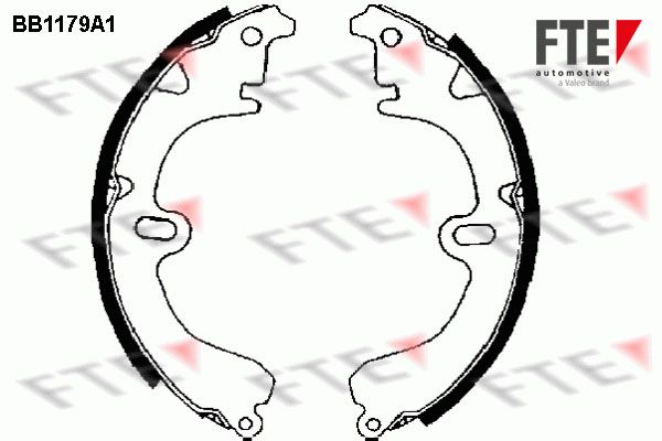 FTE Комплект тормозных колодок BB1179A1