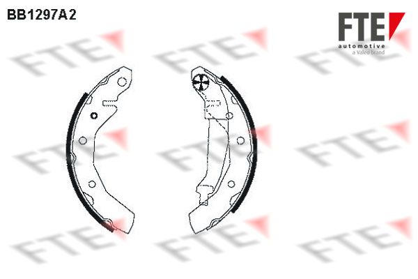 FTE stabdžių trinkelių komplektas BB1297A2