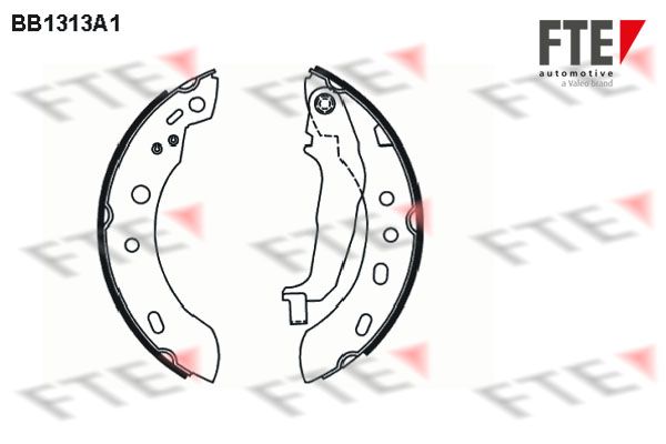 FTE Комплект тормозных колодок BB1313A1