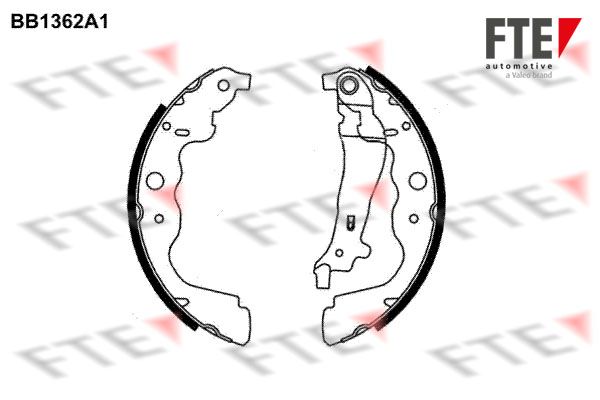 FTE Комплект тормозных колодок BB1362A1
