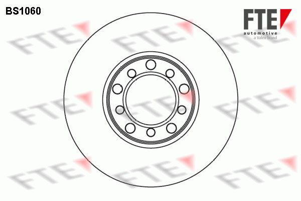 FTE Тормозной диск BS1060