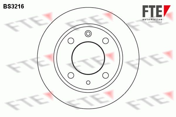 FTE Тормозной диск BS3216