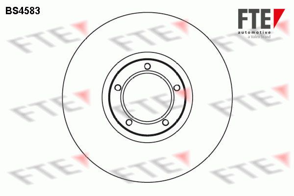 FTE stabdžių diskas BS4583