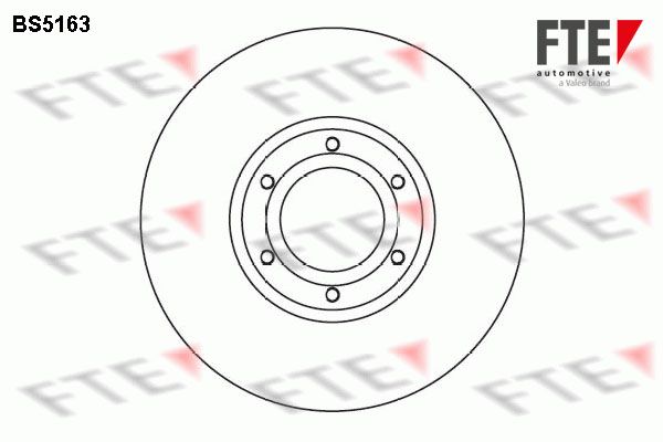 FTE Тормозной диск BS5163