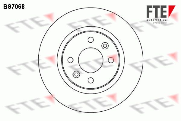 FTE Тормозной диск BS7068