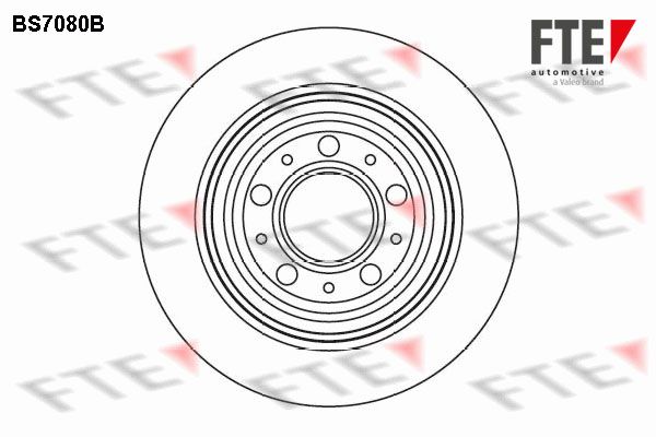 FTE Тормозной диск BS7080B