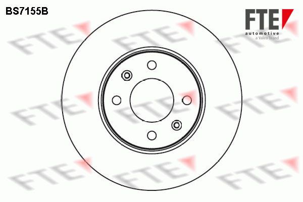 FTE Тормозной диск BS7155B