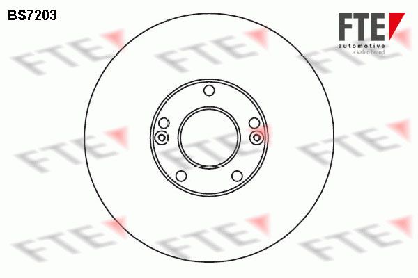 FTE Тормозной диск BS7203