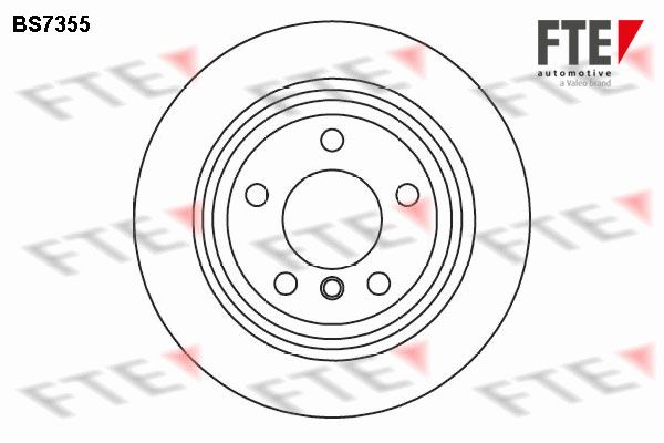 FTE Тормозной диск BS7355