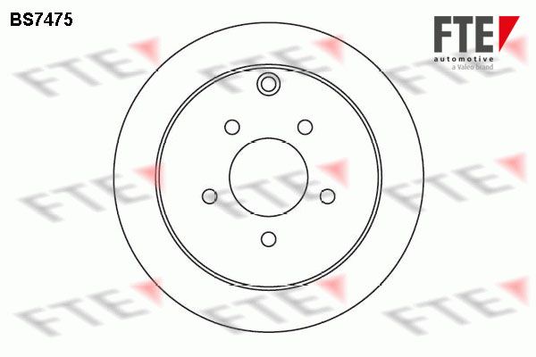 FTE Тормозной диск BS7475