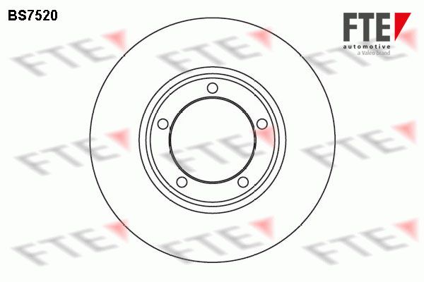 FTE Тормозной диск BS7520