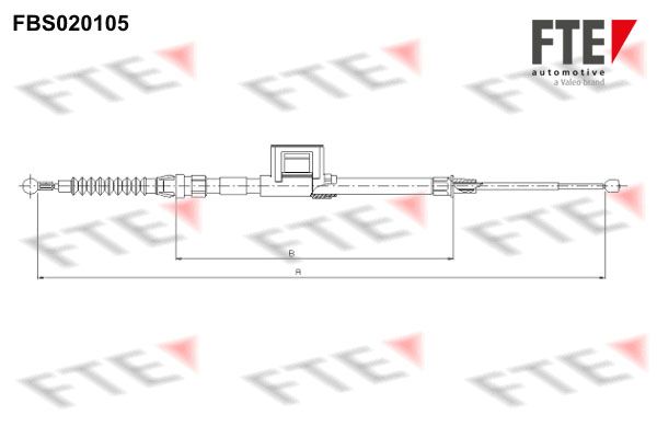 FTE trosas, stovėjimo stabdys FBS020105