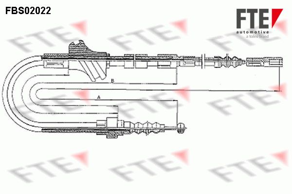 FTE trosas, stovėjimo stabdys FBS02022