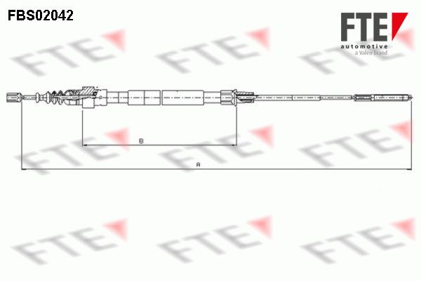 FTE trosas, stovėjimo stabdys FBS02042