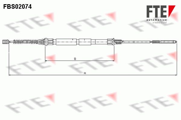 FTE trosas, stovėjimo stabdys FBS02074