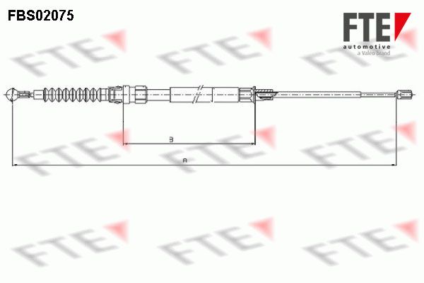 FTE trosas, stovėjimo stabdys FBS02075