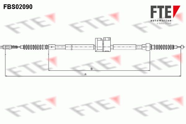 FTE trosas, stovėjimo stabdys FBS02090