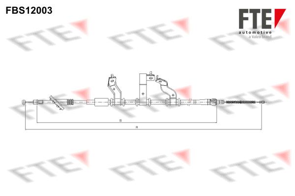 FTE trosas, stovėjimo stabdys FBS12003