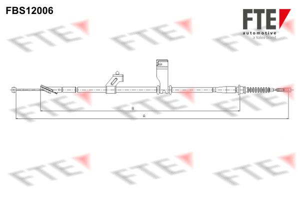 FTE trosas, stovėjimo stabdys FBS12006