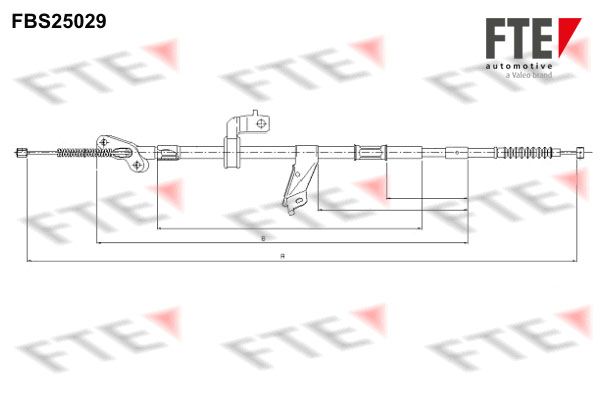 FTE trosas, stovėjimo stabdys FBS25029