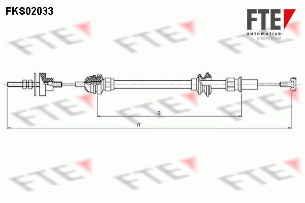 FTE sankabos trosas FKS02033