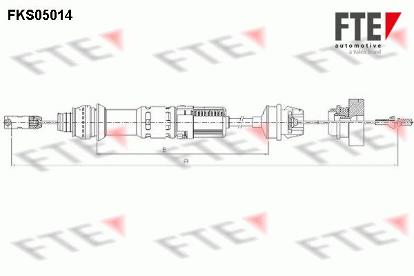 FTE sankabos trosas FKS05014