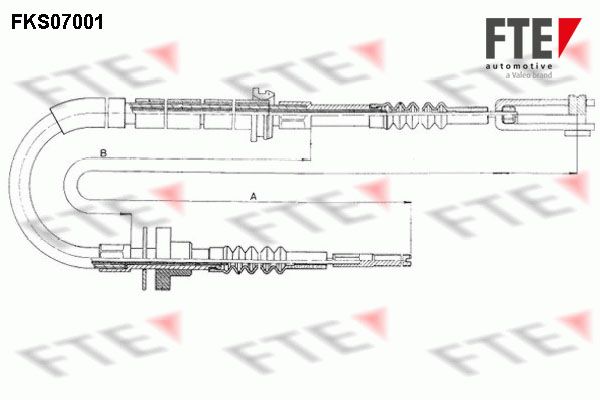 FTE sankabos trosas FKS07001