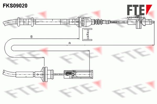 FTE sankabos trosas FKS09020