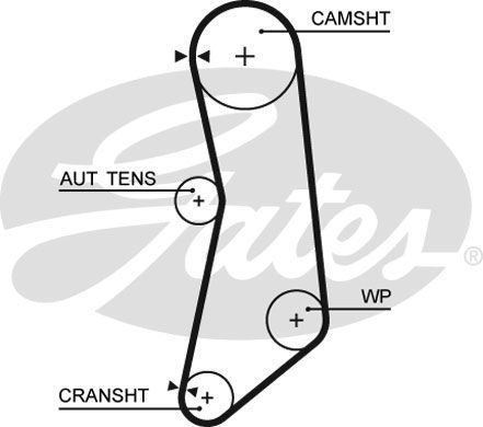 GATES Зубчатый ремень 5626XS