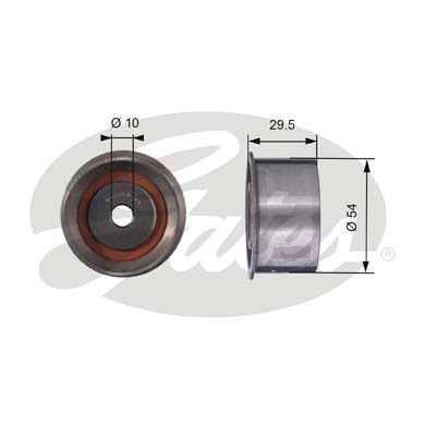 GATES Паразитный / Ведущий ролик, зубчатый ремень T42029