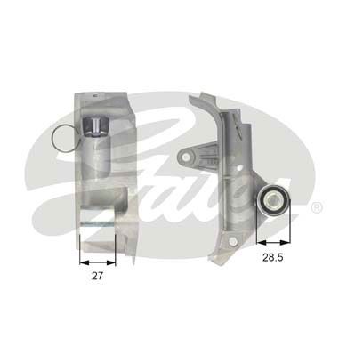 GATES vibracijos slopintuvas, paskirstymo diržas T43025