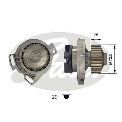 GATES vandens siurblys WP0024