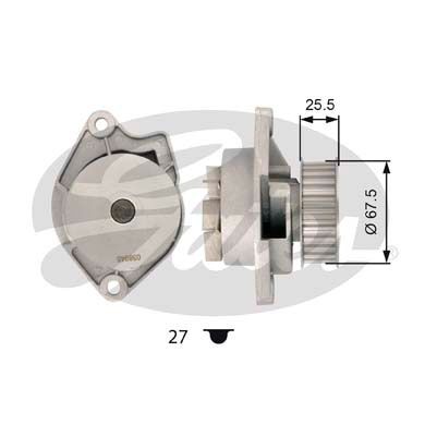 GATES Водяной насос WP0072