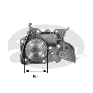 GATES Водяной насос Z80440