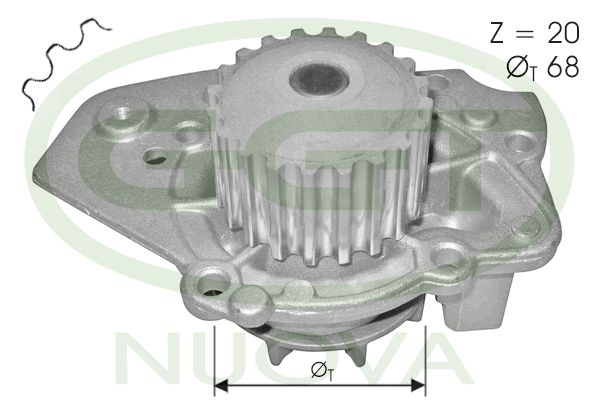 GGT Водяной насос PA12624