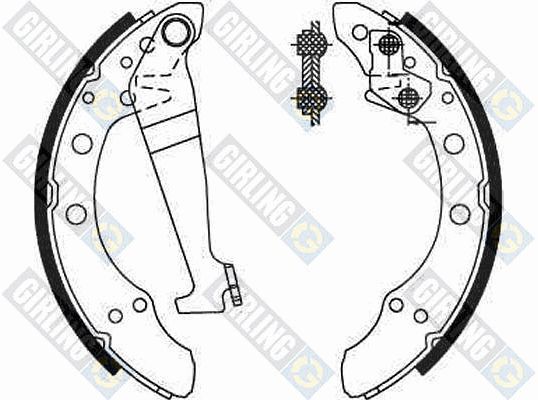GIRLING Комплект тормозных колодок 5180929