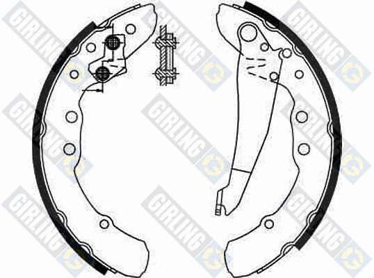 GIRLING Комплект тормозных колодок 5185449