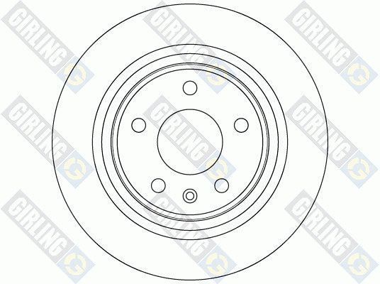 GIRLING Тормозной диск 6063704