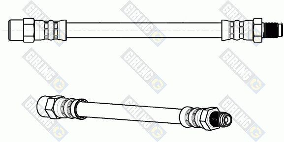 GIRLING Тормозной шланг 9002128