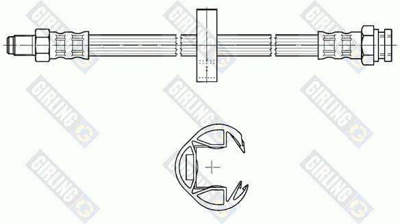 GIRLING Тормозной шланг 9002302
